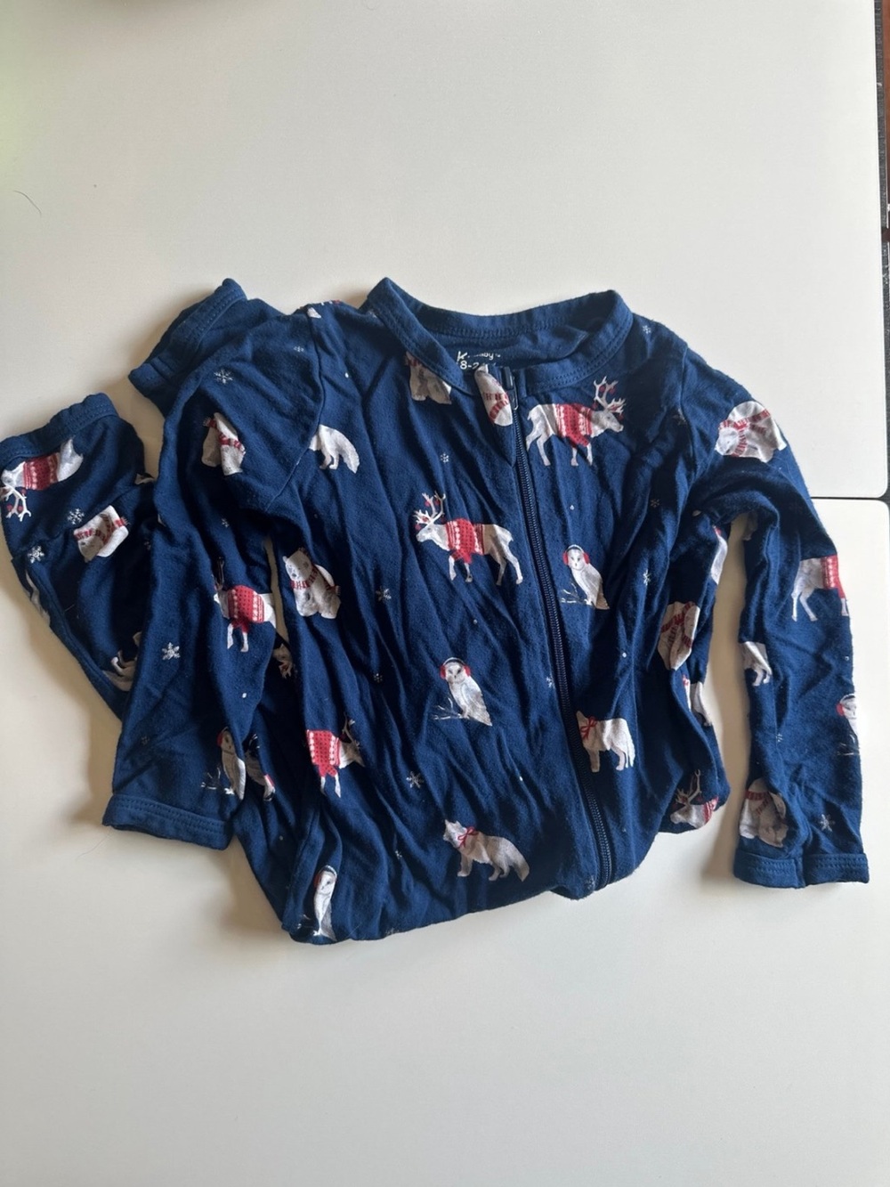 Kyte Baby Frosty Friends Zippered Romper Zippy 18-24m